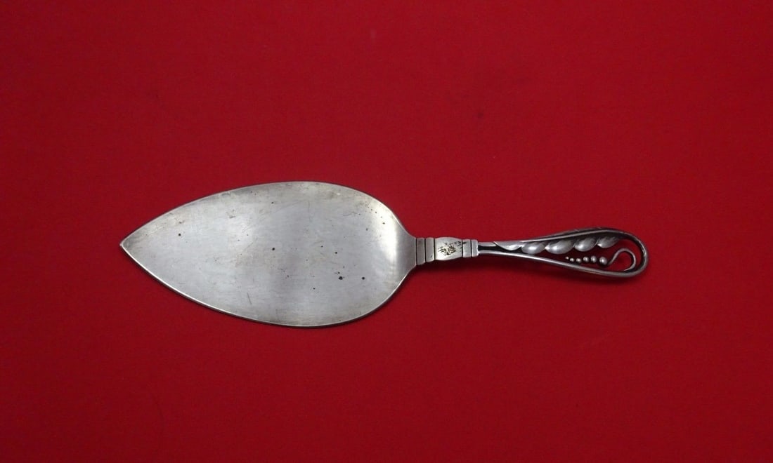 Georg Jensen Ornamental #42 Sterling Silver Pastry Server 7 7/8" (1 of 1)