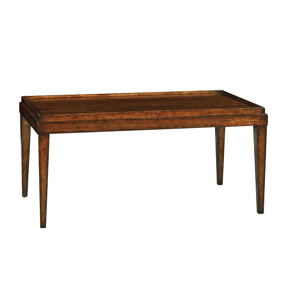 Oliver Home Rustic Coffee Table Liz Collection Country Finish (1 of 1)