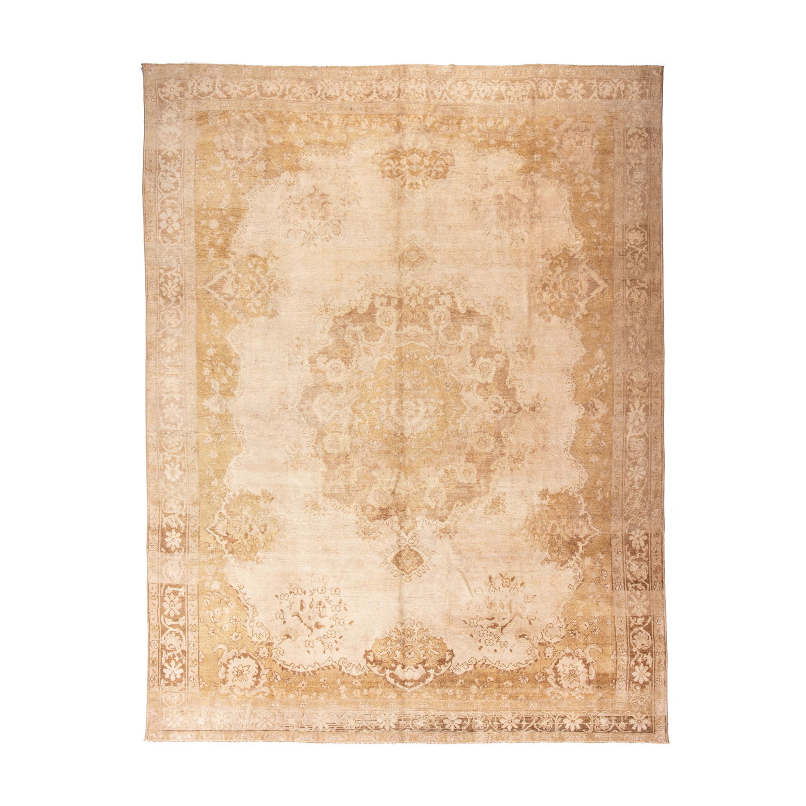 Authentic Handmade Anatolia Wool Carpet 114.2 x 148.8 Inches: Authentic Handmade Anatolia Wool Carpet 114.2 x 148.8 Inches Experience the exquisite craftsmanship of this authentic handmade Anatolia carpet. Made from high-quality wool on wool, this stunning