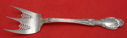 Tiffany & Co. Richelieu Sterling Silver Toast Fork Monogrammed 8 3/4" (1 of 2)
