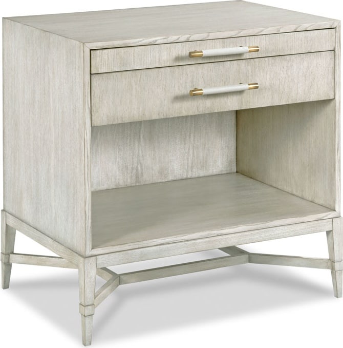 Woodbridge Luna Iris Bedside Table with Drawer 30x30x20 (1 of 4)