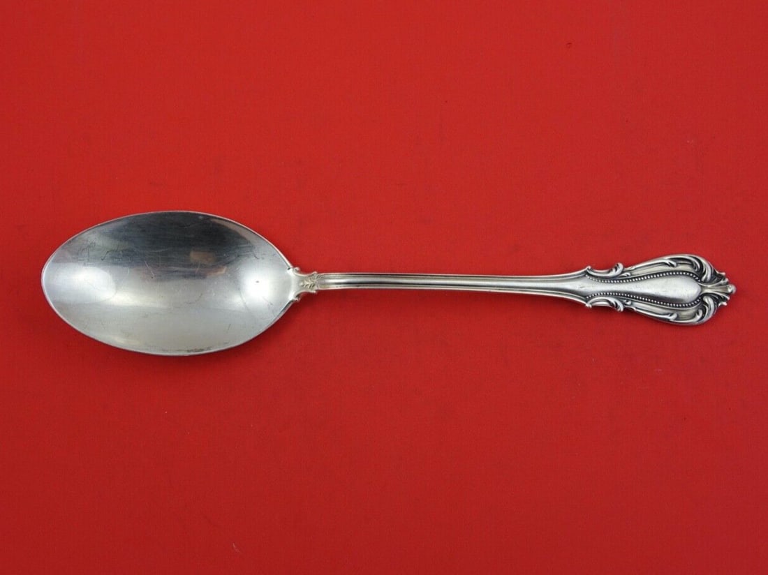 Camusso Boston Sterling Silver Serving Spoon 10.5 inches (1 of 2)