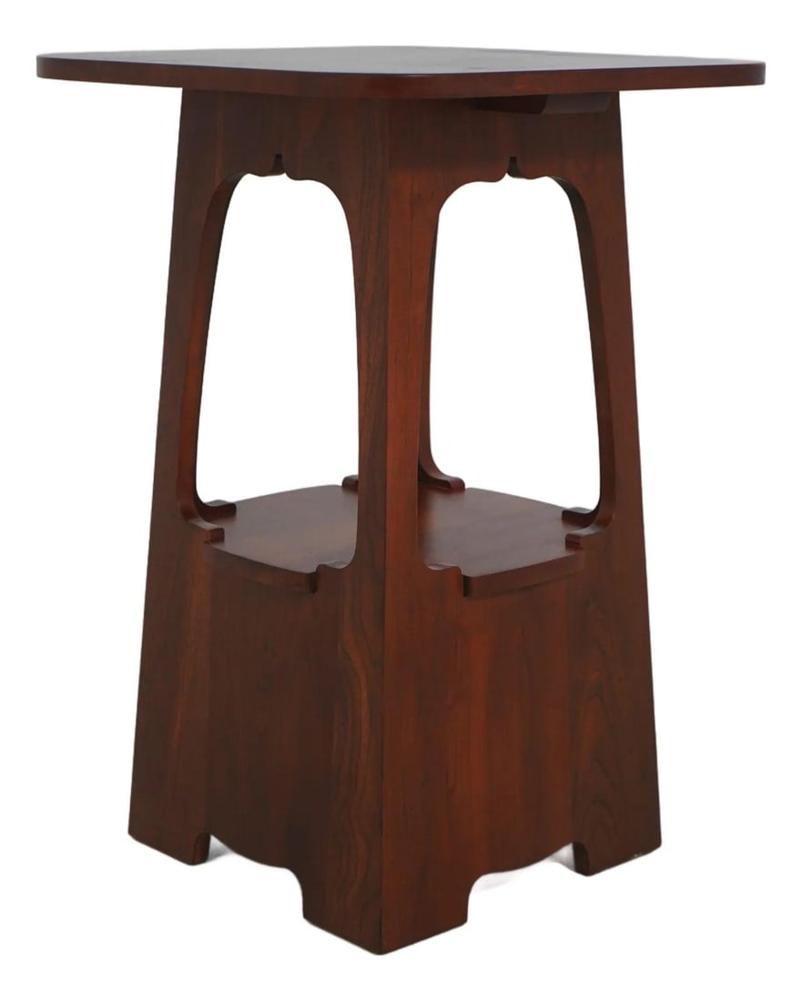 Cherry Wood Pagoda Table Arts and Crafts Charles Limbert Design (1 of 10)