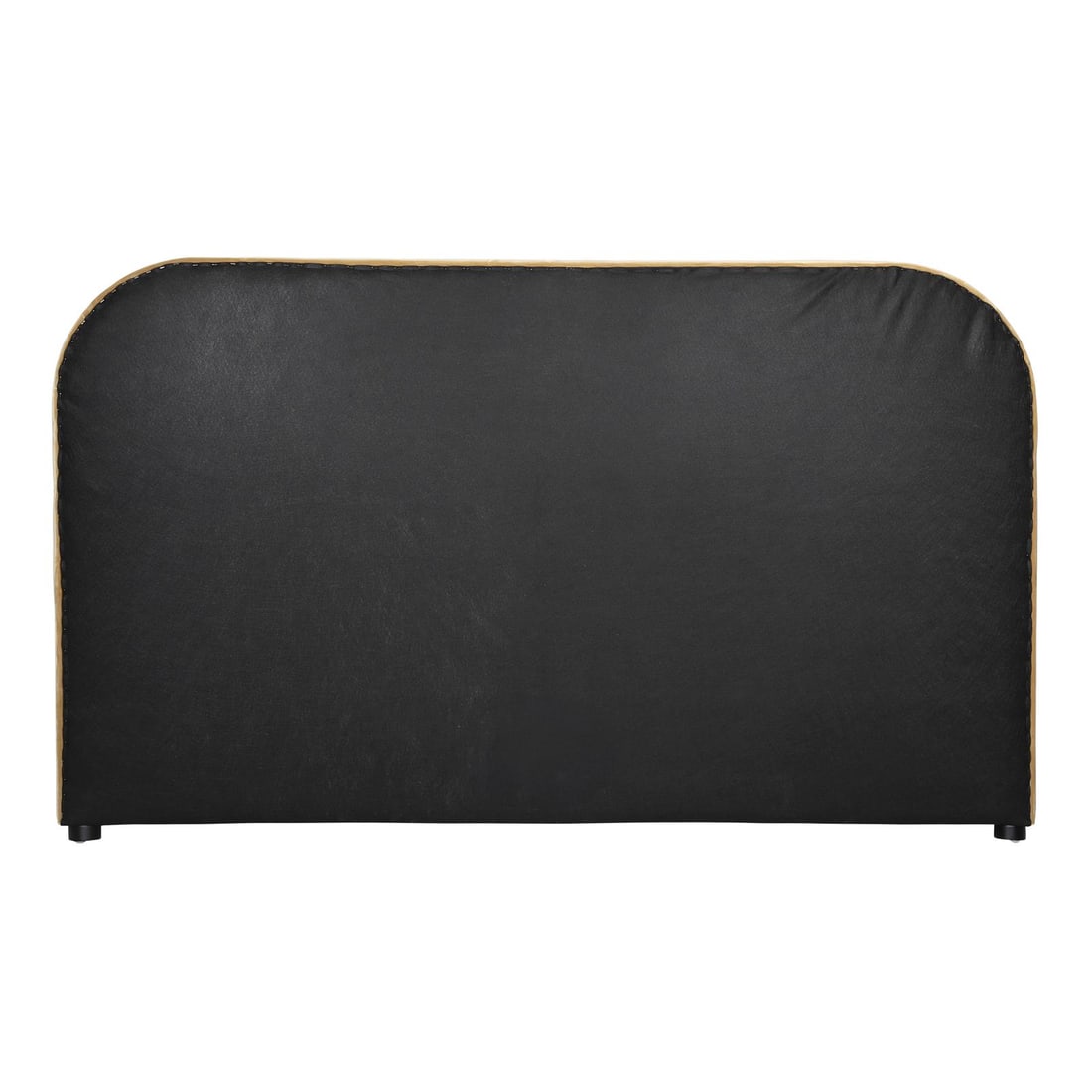 Agi Cozy Camel Velvet Bed with Birch Wood Frame 43H 72W 88D (1 of 6)