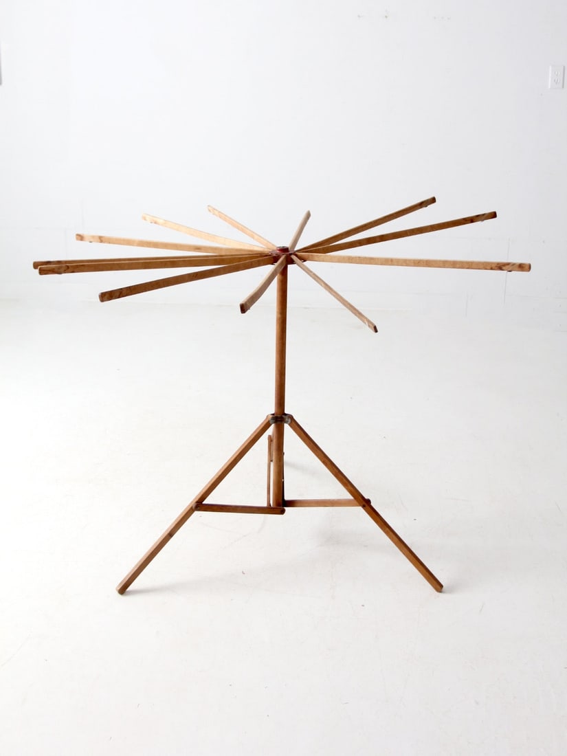 Early 20th Century Antique Folding Laundry Drying Rack (1 of 12)