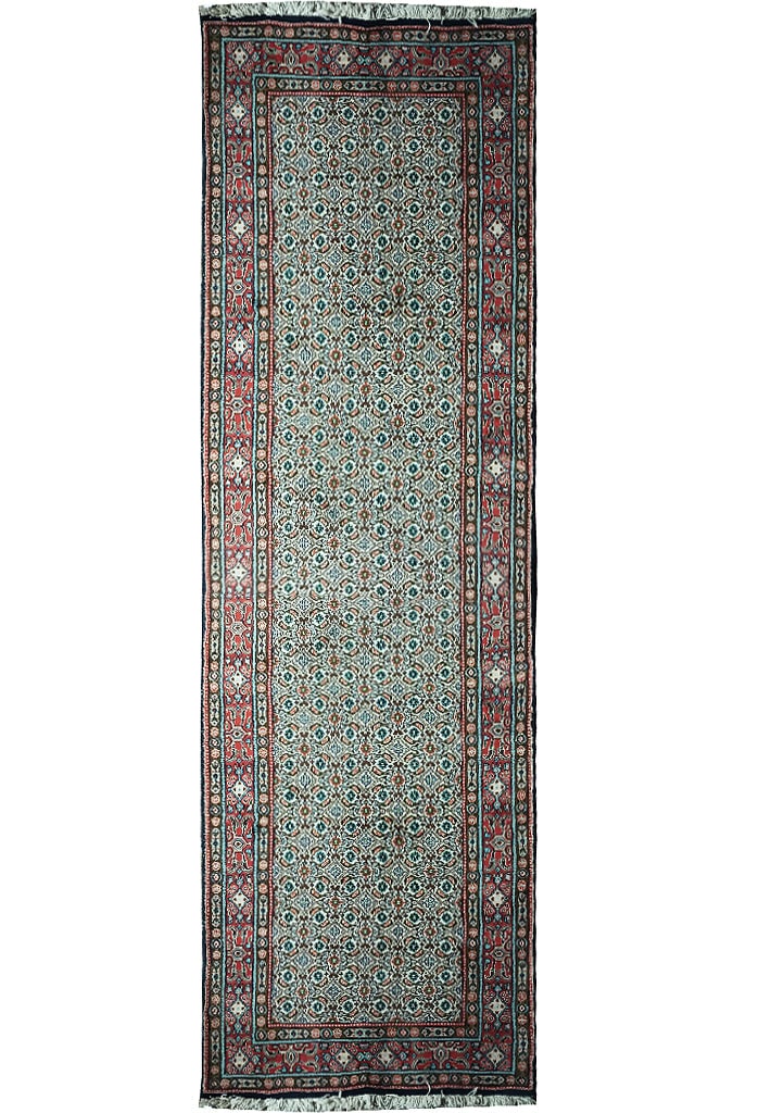 Elegant 2.6 x 9.6 Tabriz Mahi Mood Herati Rug: Elegant 2.6 x 9.6 Tabriz Mahi Mood Herati Rug Free continental US Shipping This exquisite 2.6 x 9.6 Tabriz Mahi Mood Herati Rug showcases intricate designs and vibrant colors, embodying the rich cultu