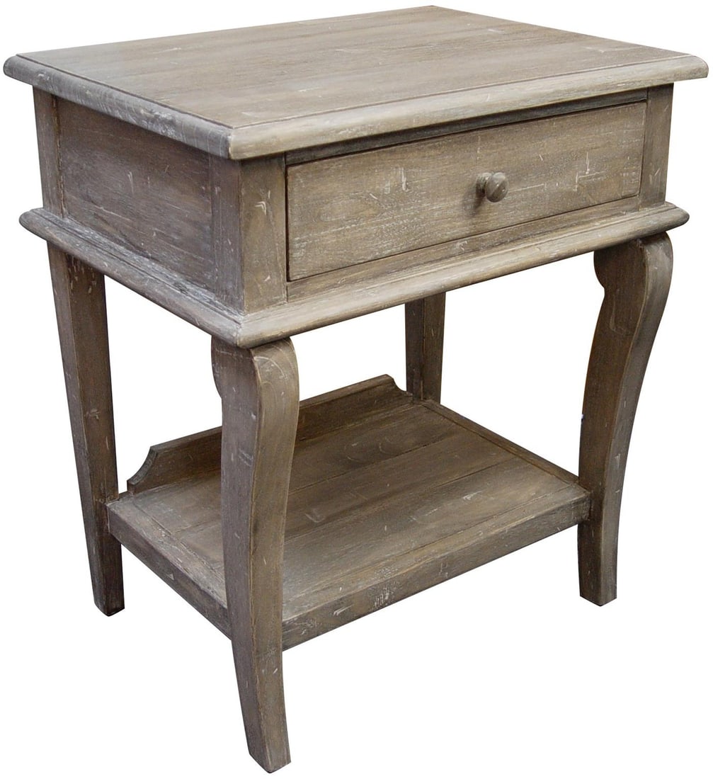 Trade Winds Riverwash Scroll Side Table in Mahogany (1 of 1)