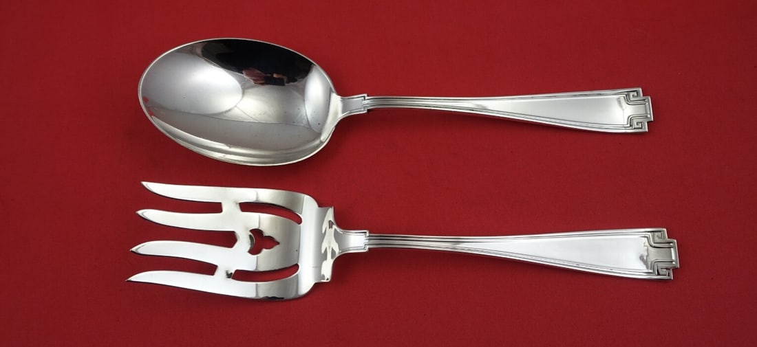 Gorham Etruscan 2-Piece Sterling Silver Vegetable Serving Set (1 of 2)