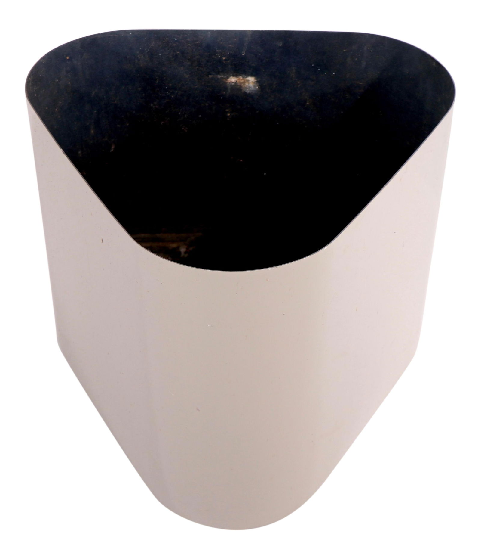 Rare Triangular Aluminum Planter by Paul Mayen for Habitat (1 of 10)