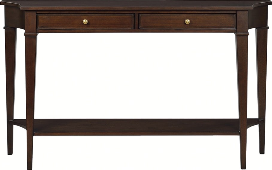 Oliver Home Salem Console Table with Brass Accents 34H 60W 14D (1 of 1)