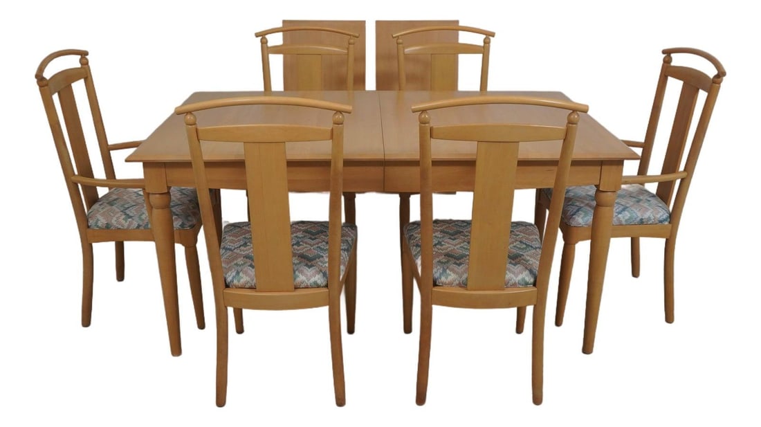 Dining Set with Table and Six Chairs from American Dimensions Collection (1 of 10)