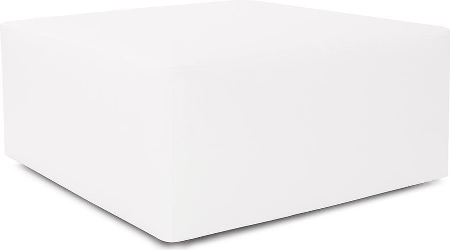 Howard Elliott Atlantis Weather-Resistant 36 Inch White Square Chair (1 of 2)