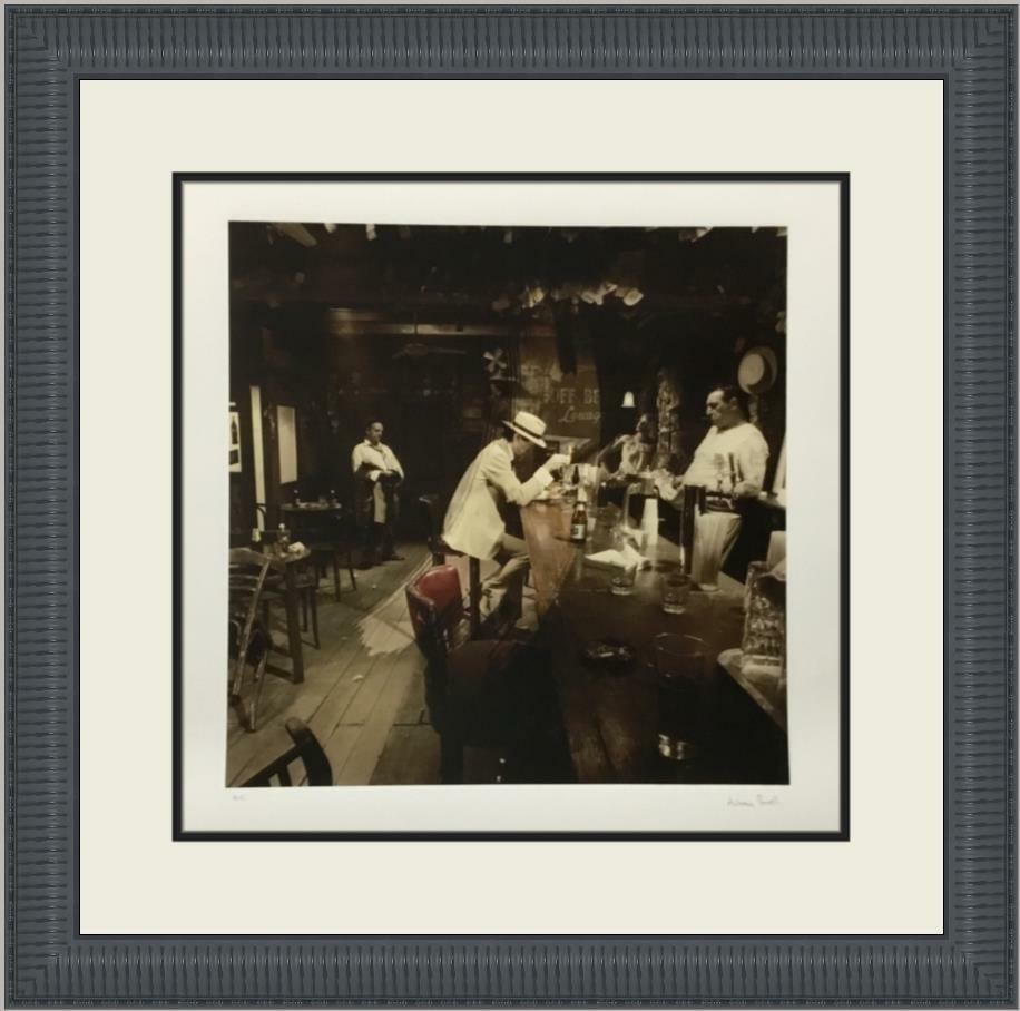 Led Zeppelin In Through The Out Door Limited Edition Screen Print by Aubrey Powell Framed: Led Zeppelin In Through The Out Door Limited Edition Screen Print by Aubrey Powell Framed This limited edition screen print, titled 'In Through The Out Door,' features iconic artwork from the legendar