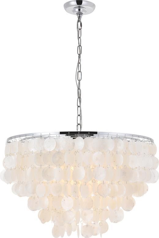 Elegant Lighting Selene 6 Light Chrome Pendant UL Listed (1 of 1)