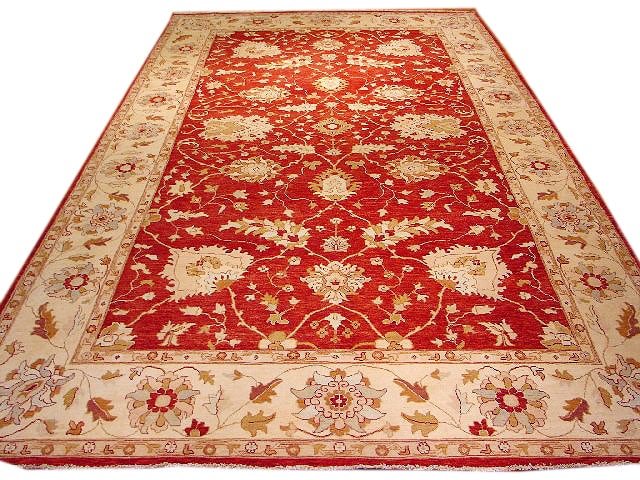 Handcrafted 9'10 x 17'3 Chobi Peshawar Rug with Bold Patterns (1 of 5)