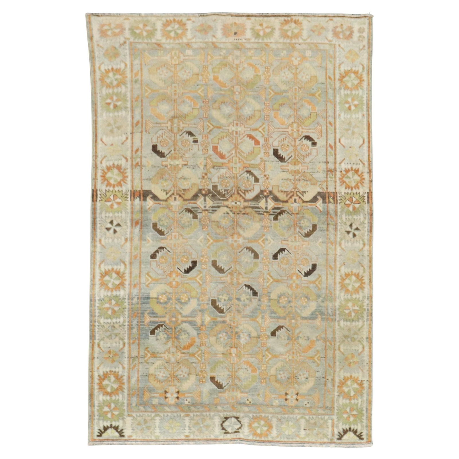 Persian Malayer Hand-Knotted Wool Scatter Rug 40x62 in (1 of 6)