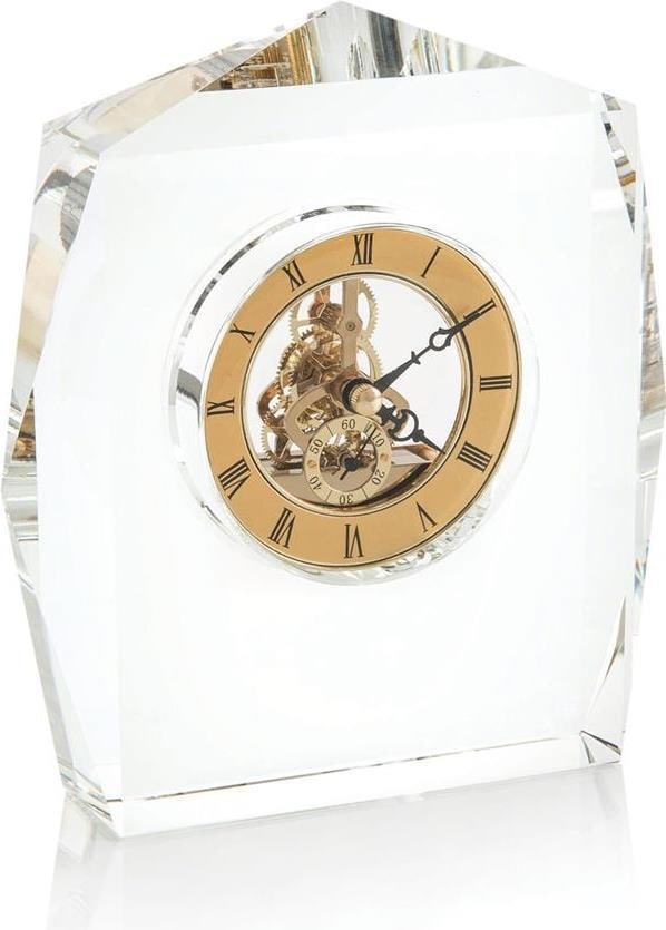 John-Richard Golden Crystal Clock 7.5H 7W 2.25D (1 of 1)