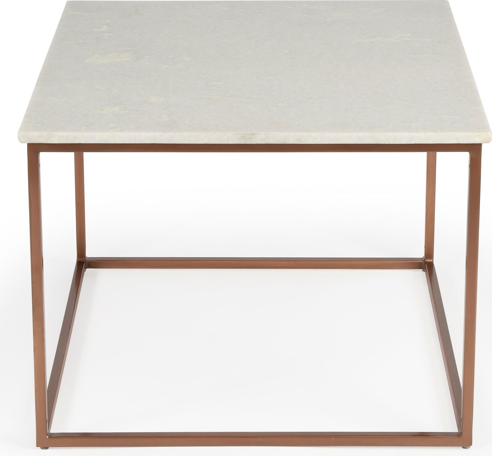 Butler Marble and Bronze Rectangular Coffee Table - 2
