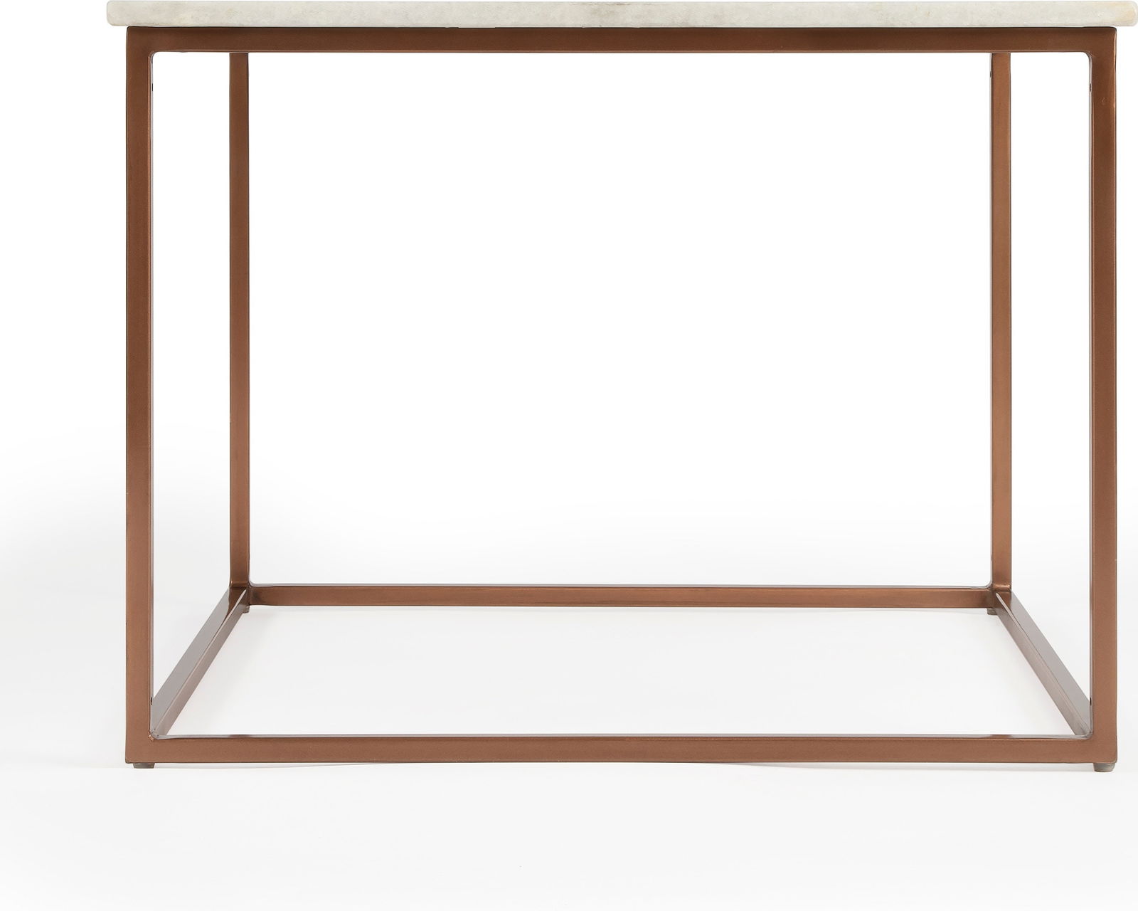 Butler Marble and Bronze Rectangular Coffee Table - 3