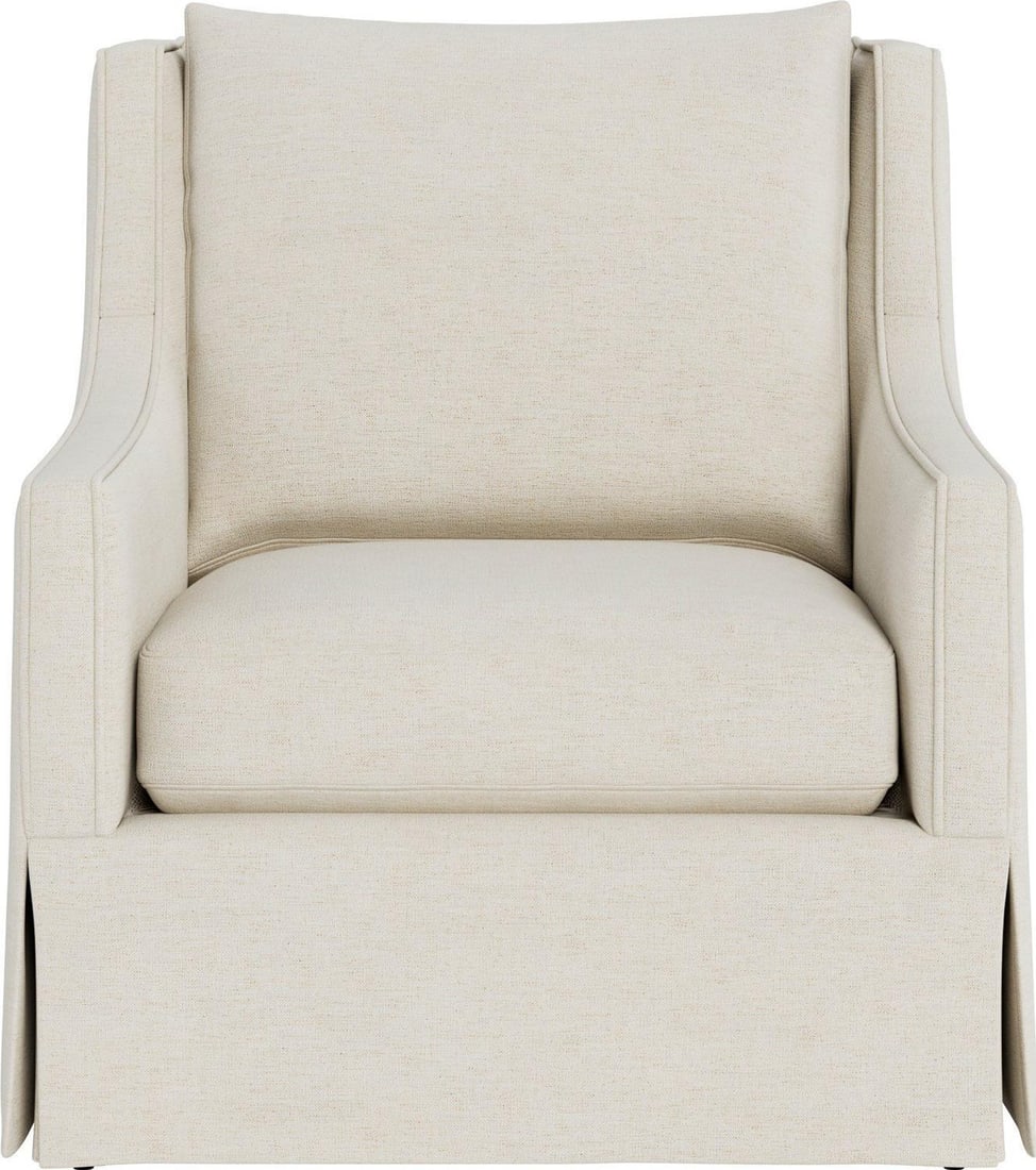 Universal Hudson Swivel Chair in Nomad Snow Performance Fabric (1 of 4)