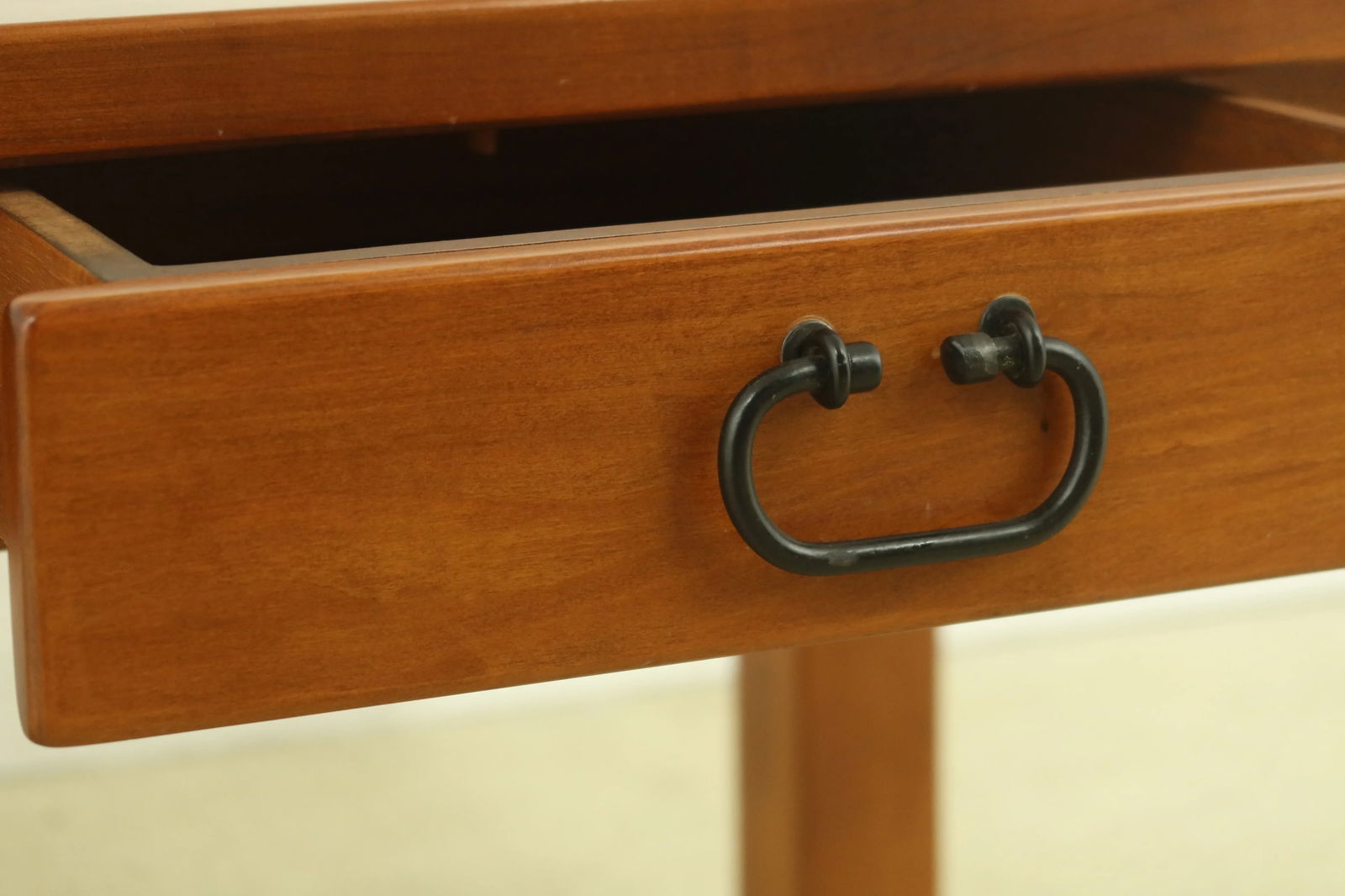 Arts & Crafts Large Solid Cherry 2 Drawer Library Table Desk - 6