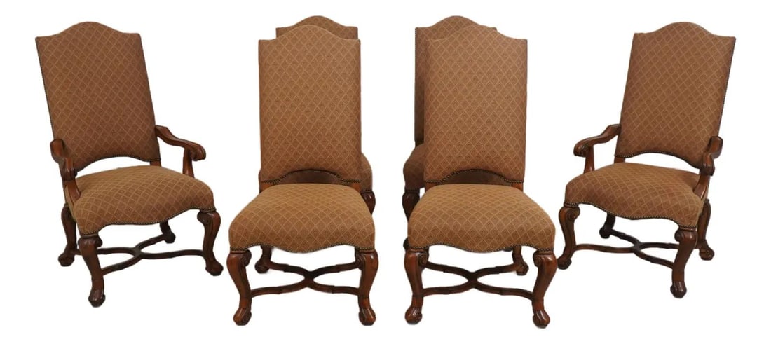 Set of 6 Thomasville Ernest Hemingway Baroque Dining Chairs (1 of 10)