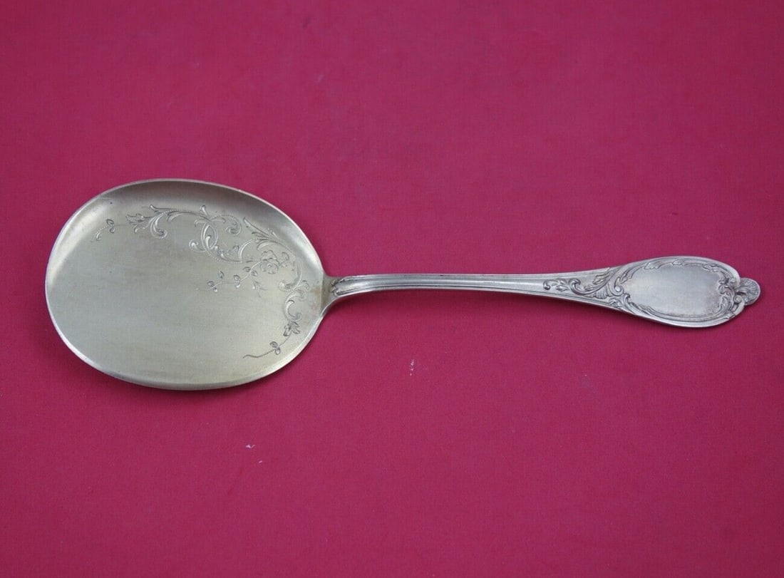 Koch & Bergfeld Rococo .925 Sterling Silver Ice Cream Server 9 1/8": Koch & Bergfeld Rococo .925 Sterling Silver Ice Cream Server 9 1/8" Indulge in elegance with this stunning Rococo Ice Cream Server by Kock and Bergfeld. Crafted from .925 sterling silver, this exquisi
