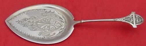 Gorham Ivy Sterling Silver Pie Server Brite-Cut 8 3/4 inch (1 of 1)