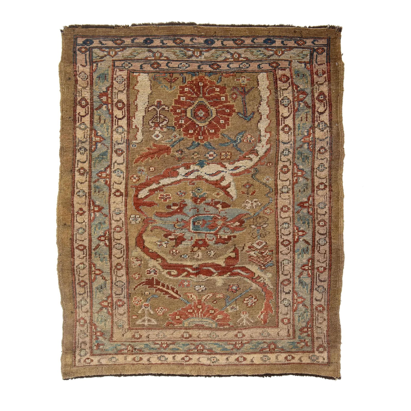 Bakshaeish Persian Wool Rug 3'8 x 4'2 Floral Design Revival Collection (1 of 8)