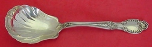 Tiffany & Co. Richelieu Sterling Silver Fluted Berry Spoon 9" (1 of 1)