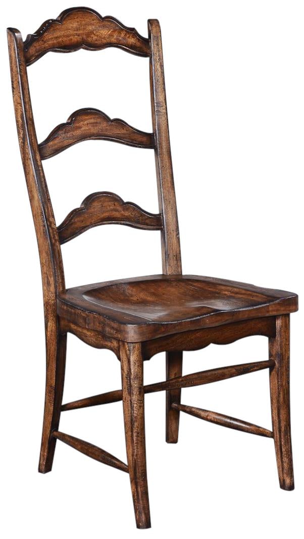 Colonial Style Mahogany Dining Chair with Rustic Pecan Finish (1 of 3)