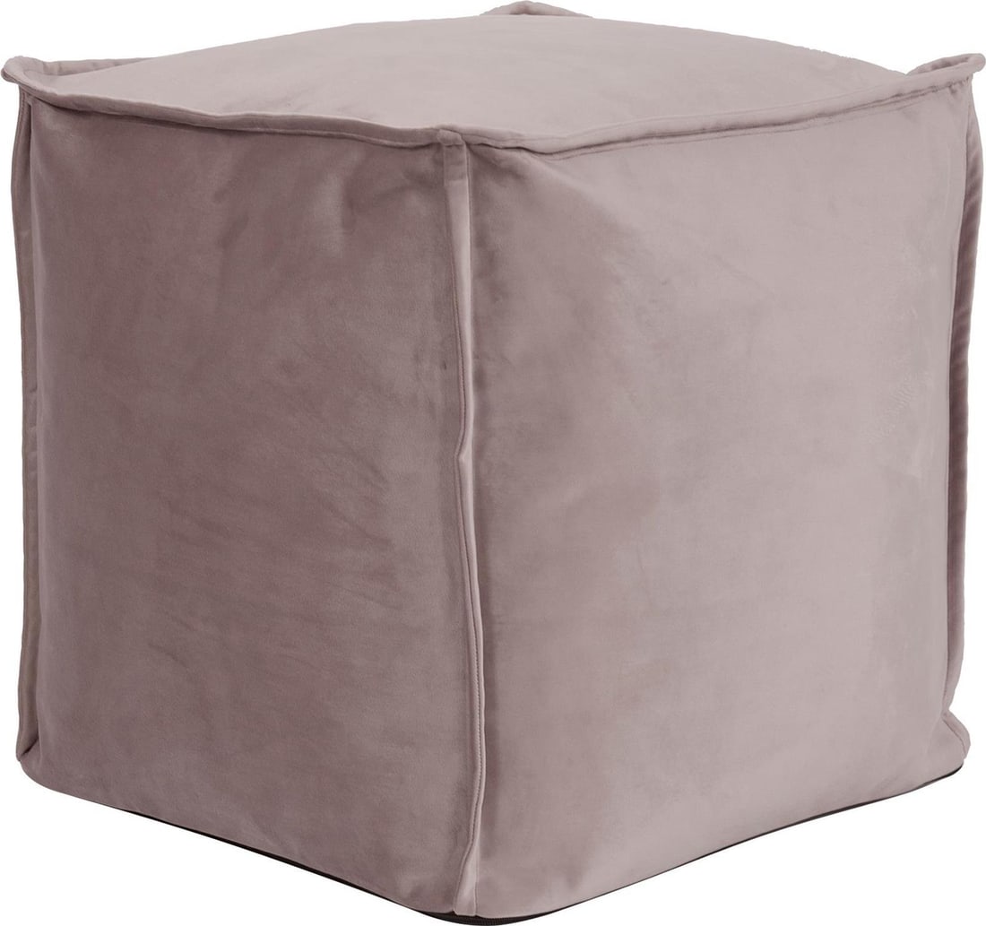 Howard Elliott Bella Gray Pouf Ottoman Multi-Purpose Transitional Decor (1 of 6)