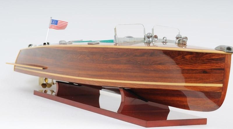 Chris Craft Nautical Model Boat 8.5H with Brass Fittings (1 of 17)