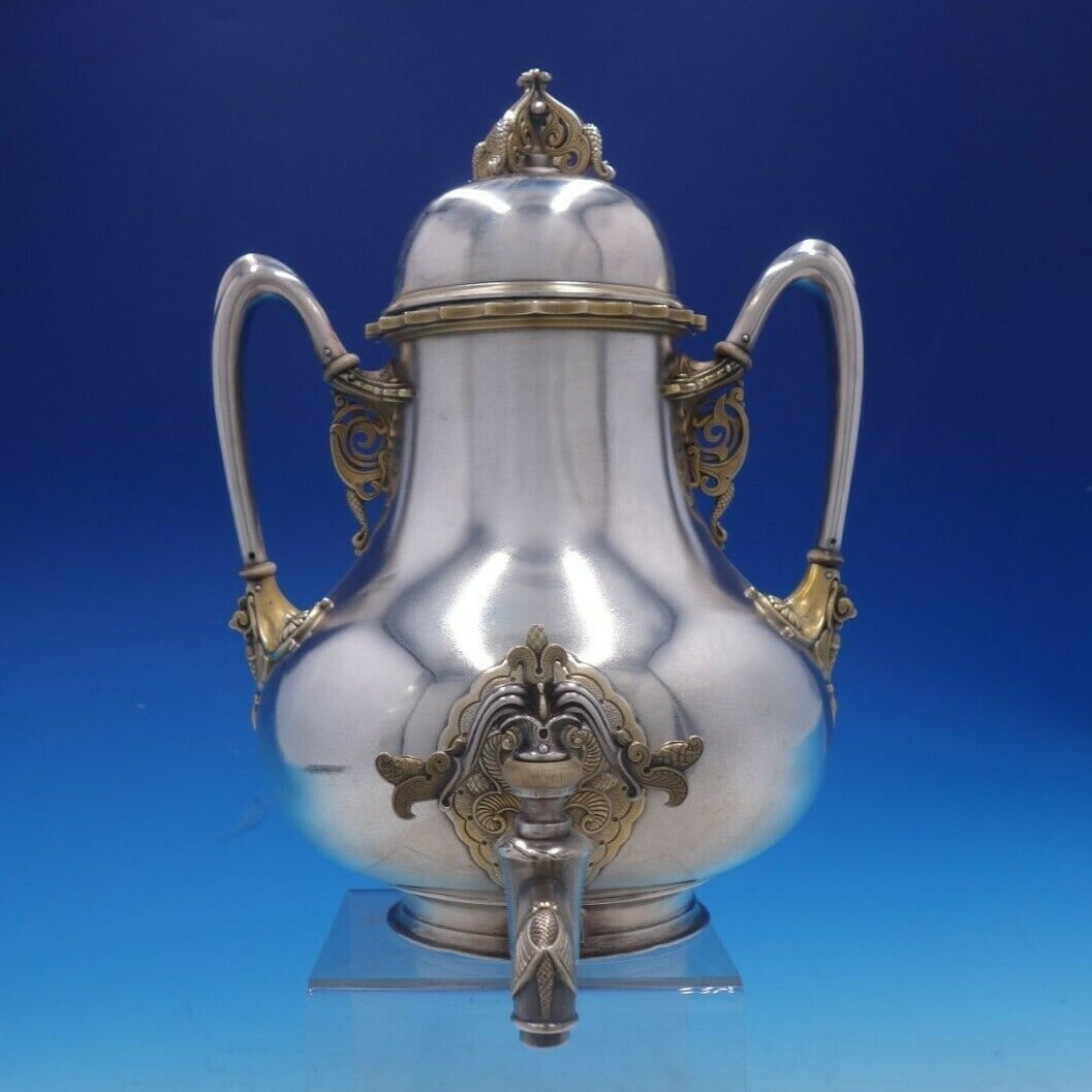 Tiffany & Co. Moresque Sterling Silver Coffee Urn Kettle Museum Quality 1850-1899 (1 of 11)