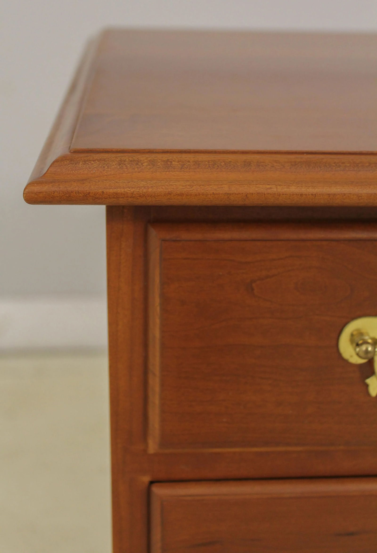 Benchmade Chippendale Cherry 4 Drawer Chest Solid Brass Hardware - 7