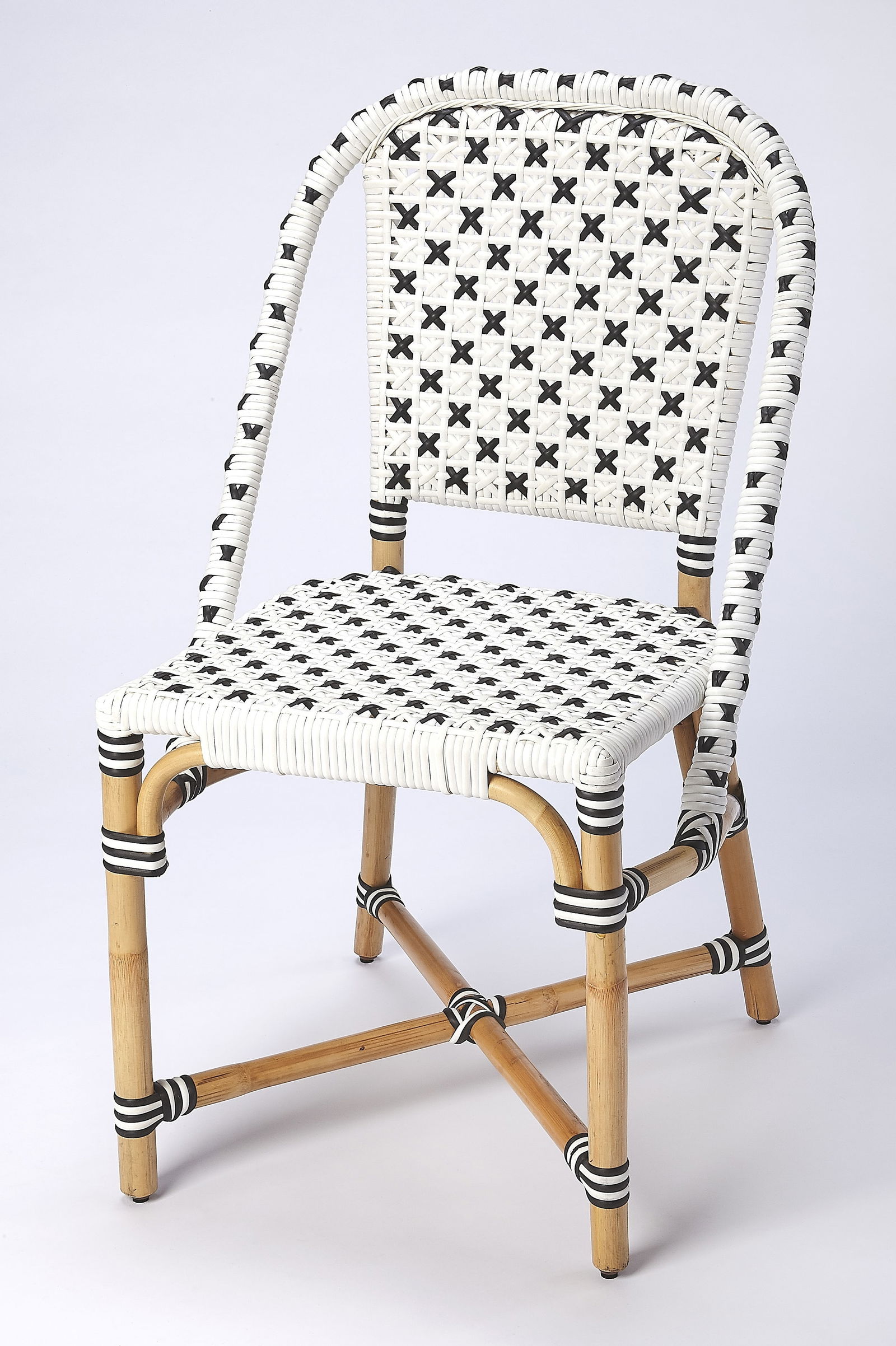 Contemporary Coastal Style Rattan Side Chair by Butler Tenor Collection (1 of 9)