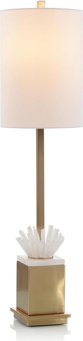John-Richard 38.5 Coffee Bronze Buffet Lamp UL-Listed Transitional Style: John-Richard 38.5 Coffee Bronze Buffet Lamp UL-Listed Transitional Style Illuminate your space with this elegant Coffee Bronze Buffet Lamp, featuring a stylish cylindrical shade that beautifully compl
