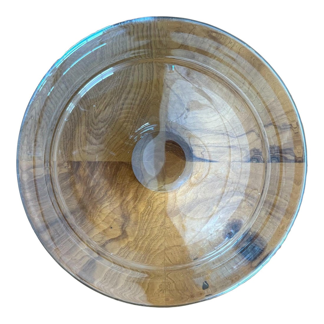 Mid-Century Italian Art Glass Tray in Cerulean After Per Lutken: Mid-Century Italian Art Glass Tray in Cerulean After Per Lutken This vintage Italian art glass tray, inspired by the renowned style of Per Lutken, is a stunning representation of mid-century craftsman