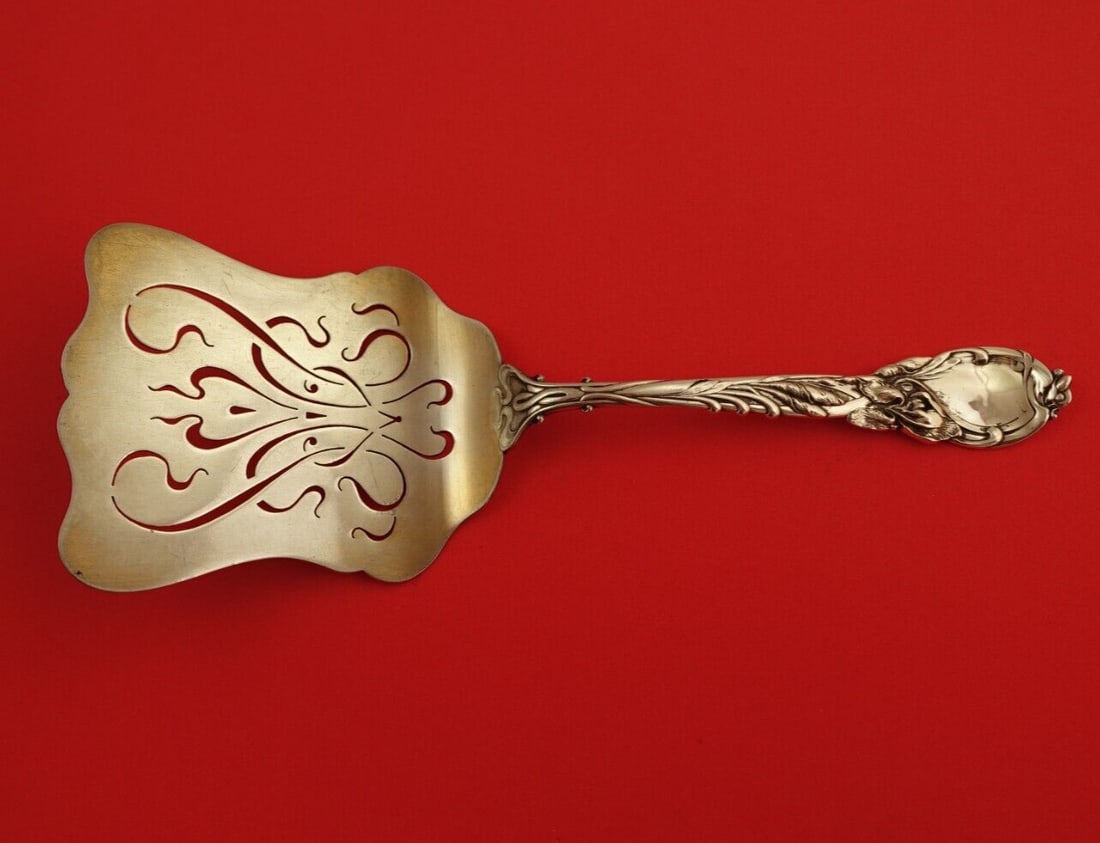 Reed and Barton La Parisienne Sterling Silver Asparagus Server 10 1/8 Inch (1 of 3)