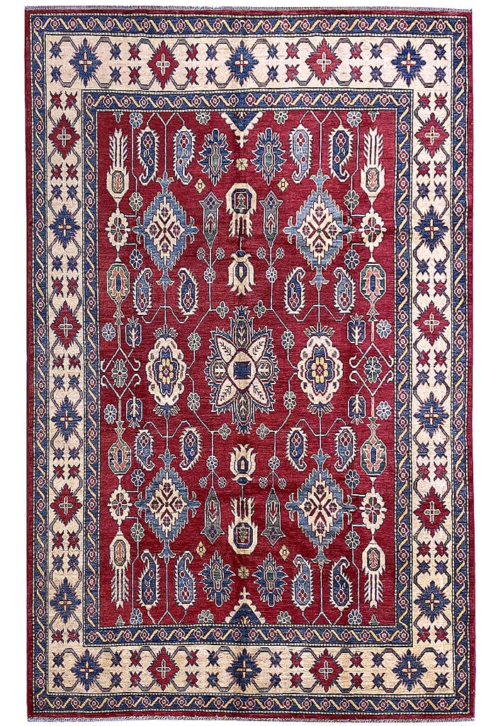 New Handmade Wool Kazak Rug 7.6 x 9.9 (1 of 11)