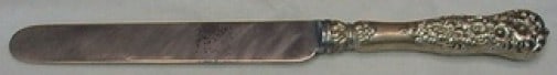 Dominick & Haff Rococo Sterling Silver Dinner Knife Blunt 9 7/8" (1 of 1)