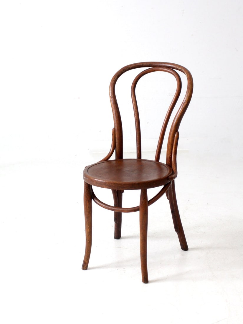 Thonet Style Antique Bentwood Cafe Chair Early 20th Century (1 of 13)