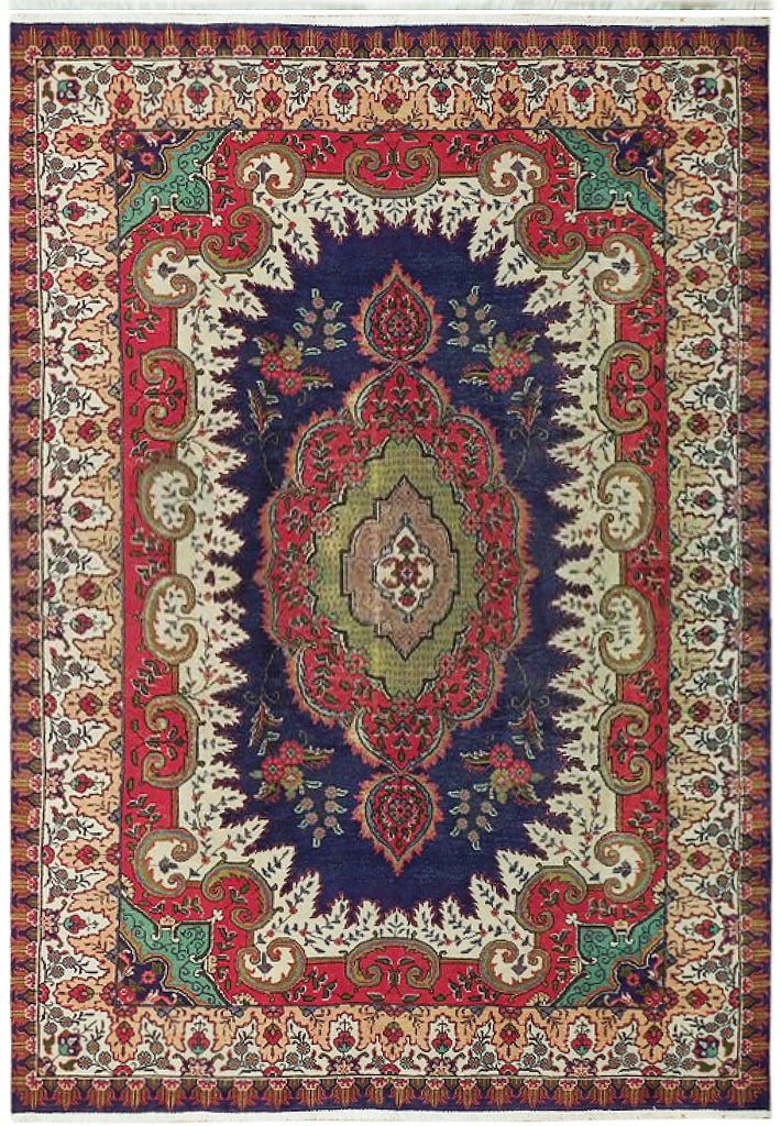 6.6 x 10 Persian Tabriz New Wool Area Rug: 6.6 x 10 Persian Tabriz New Wool Area Rug Free continental US Shipping Enhance your space with this exquisite 6.6 x 10 Persian Tabriz Wool Rug, known for its intricate designs and luxurious texture.