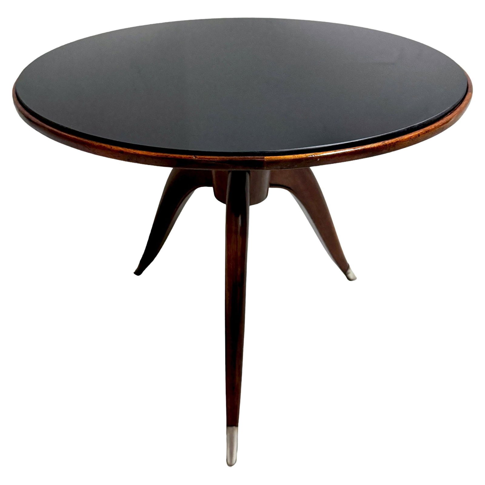 Art Deco Circular Side Table in Style of Ruhlmann 1930s France (1 of 7)