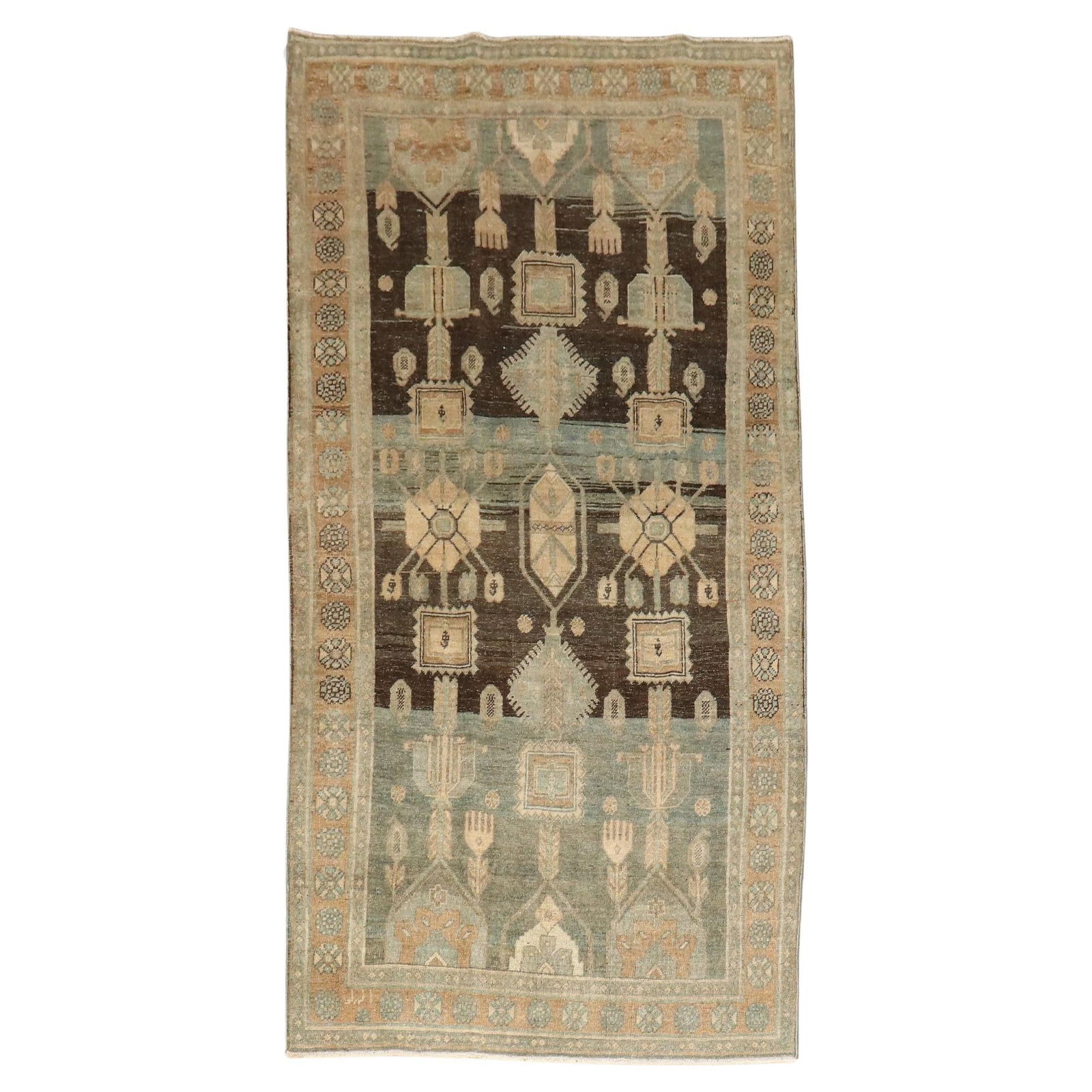 Zabihi Collection Vintage Hand-Knotted Kurd Bidjar Rug 60 x 95 in (1 of 9)