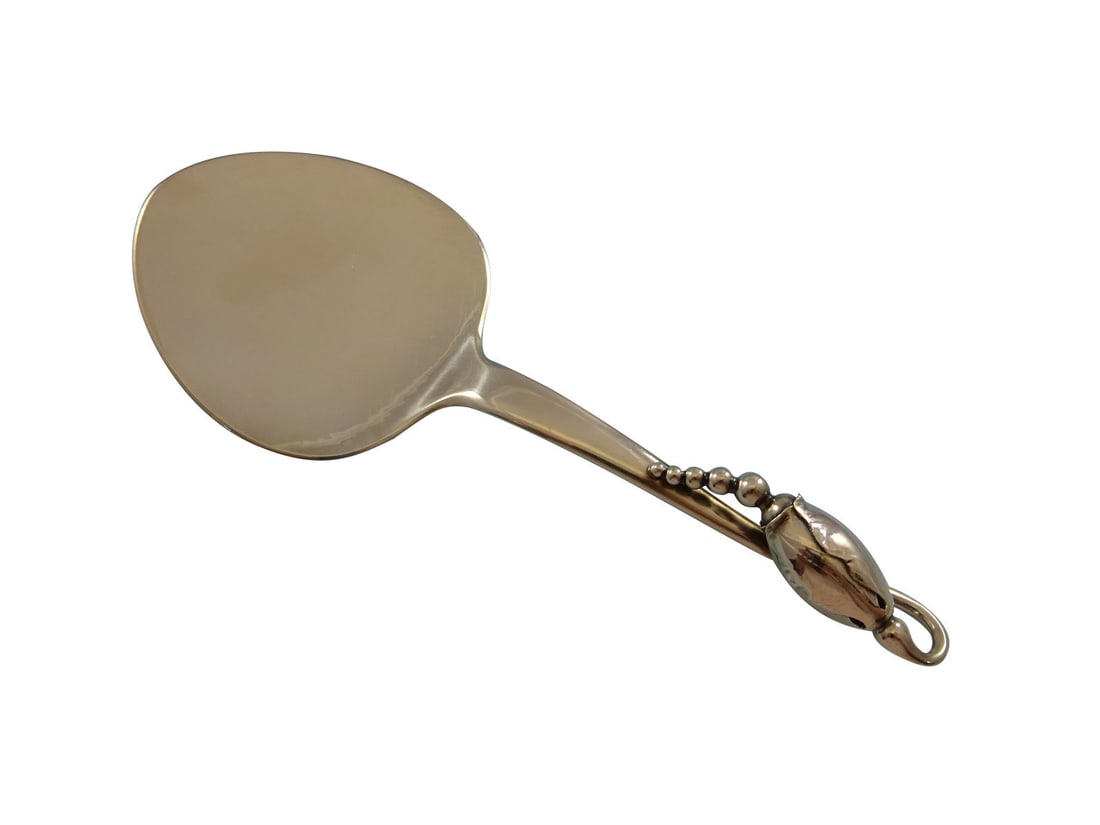 Georg Jensen Blossom Sterling Silver Tomato Server 7 1/4 Inch (1 of 6)