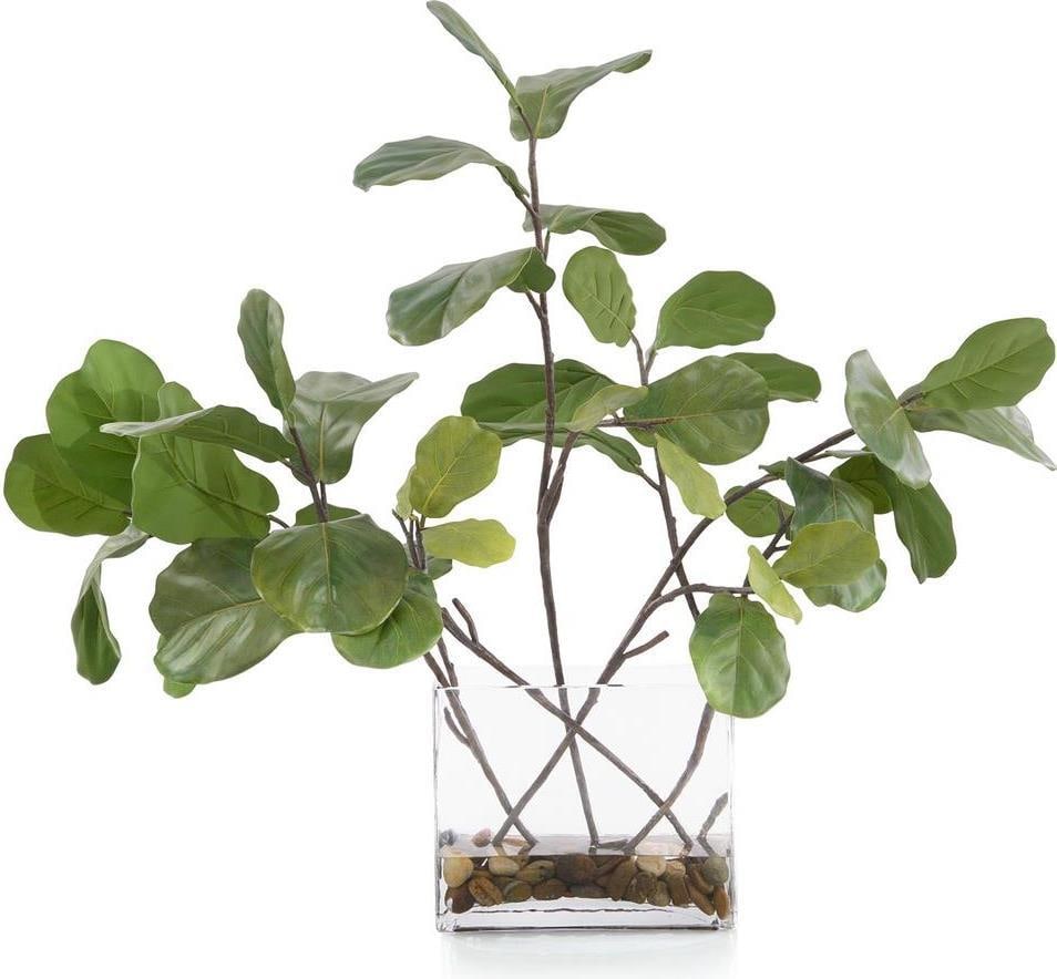 John-Richard Garden Fig Centerpiece in Faux Water River Stone: John-Richard Garden Fig Centerpiece in Faux Water River Stone Enhance your outdoor space with this stylish Garden Fig Centerpiece, beautifully crafted to bring a touch of nature to your decor. This ey