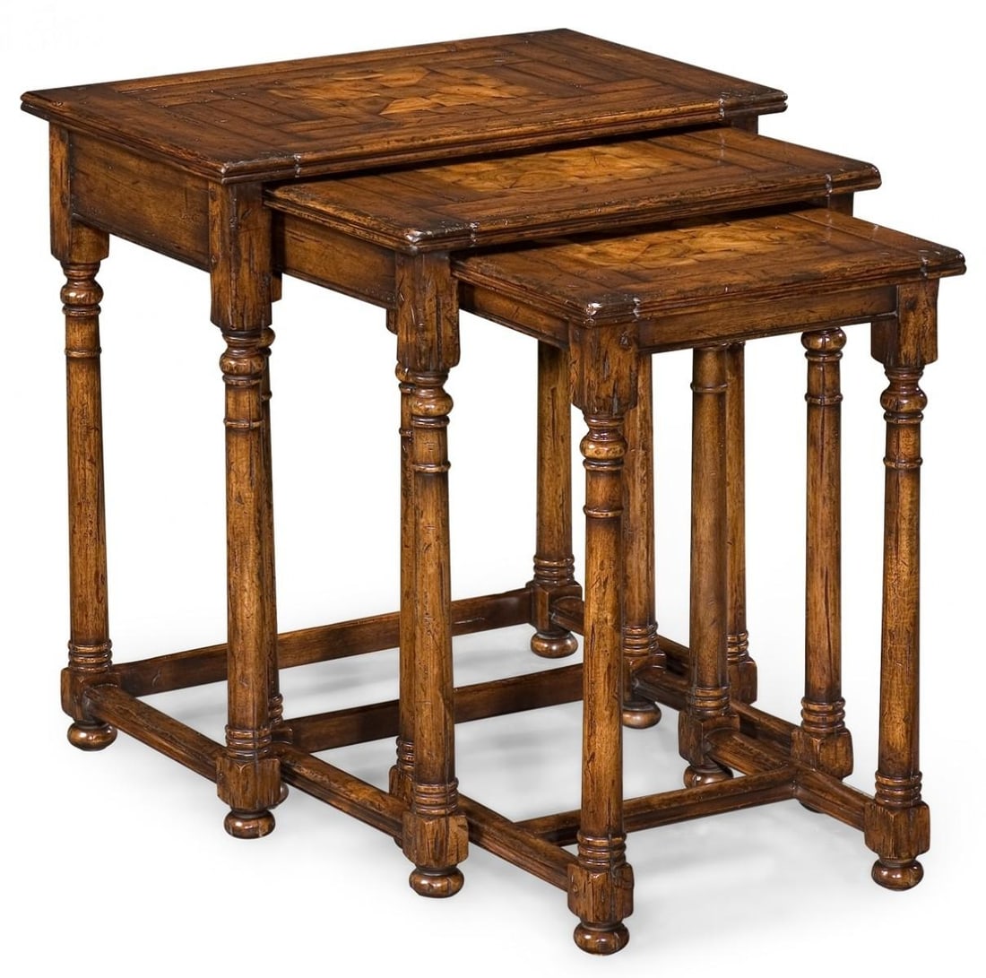 Victorian Style Nesting Tables by Jonathan Charles in Walnut Finish (1 of 8)