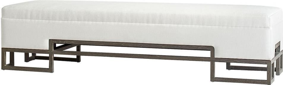 Cyan Vanora Bench Weathered Black Oak 72 Inch Deruta Style (1 of 6)