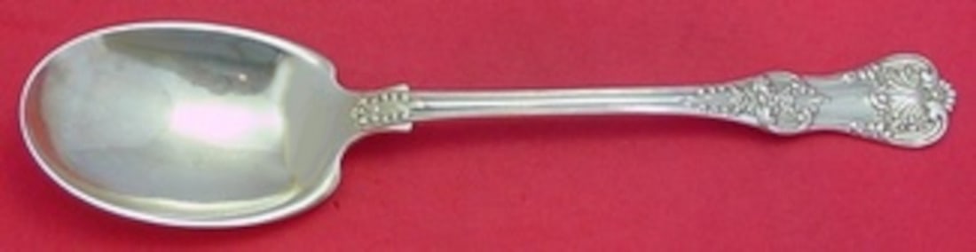 Tiffany & Co English King Sterling Silver Salad Serving Spoon 10" (1 of 2)